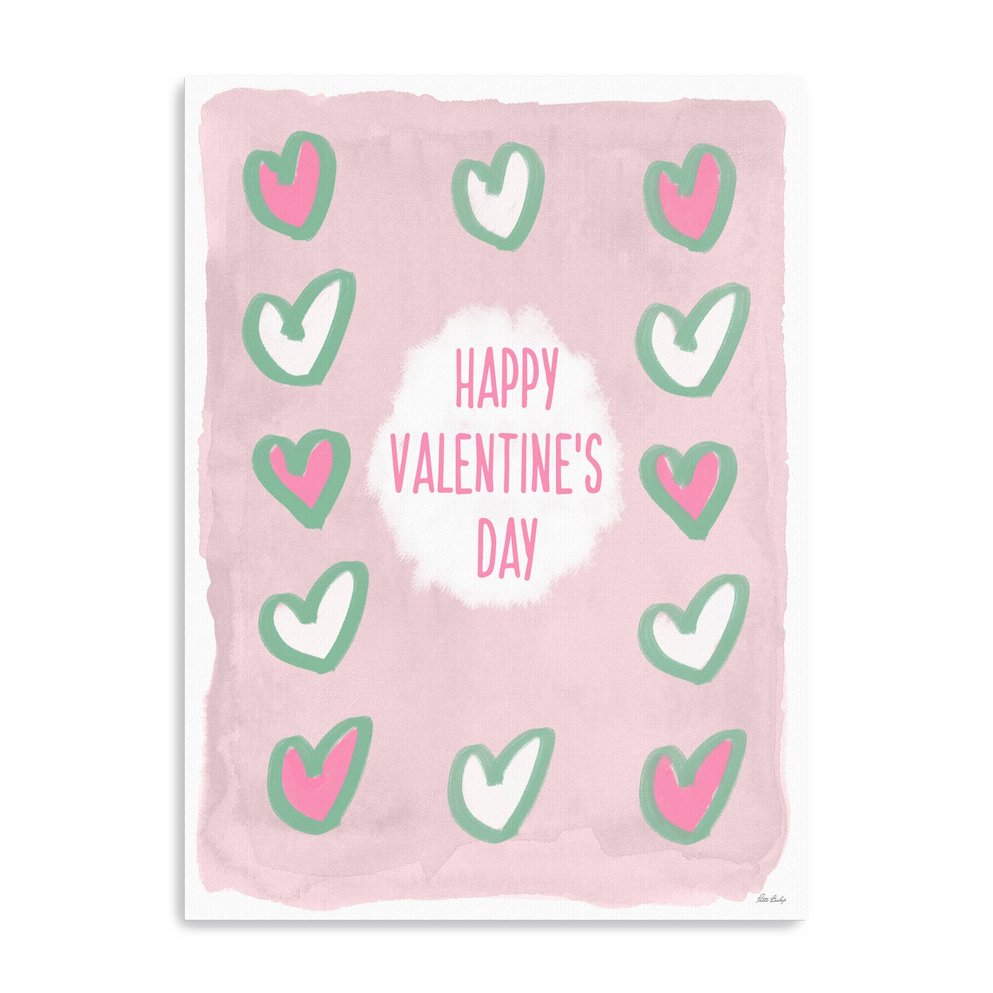 Heart Grid Canvas Giclée Art